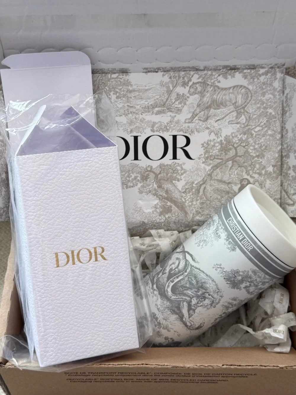 New Dior “Toile De Jouy” tumbler - Picture 1 of 8